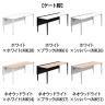 オカムラ プリシード PRECEDE フリーアドレスデスク フリースタンディング片面タイプ 3A21GF 3A24GF 脚・脚カバー同色 ネオウッド/ホワイト天板 塗装脚 幅1600×奥行800×高さ720mm-2