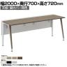 オカムラ プリシード PRECEDE フリーアドレスデスク フリースタンディング片面タイプ 3A21LD 3A24LD 天板・脚カバー同色 プライズウッド天板 塗装脚 幅2000×奥行700×高さ720mm