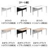 オカムラ プリシード PRECEDE フリーアドレスデスク フリースタンディング片面タイプ 3A21LG 3A24LG 脚・脚カバー同色 ネオウッド/ホワイト天板 塗装脚 幅1500×奥行700×高さ720mm-2