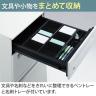 オカムラ アドバンス ADVANCE 標準タイプ 3V1NCF オフィスデスク 片袖机 幅1600×奥行600×高さ720mm 右袖 3段 中央引出し付き(A3対応)-15