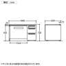 オカムラ アドバンス ADVANCE 標準タイプ 3V1NCF オフィスデスク 片袖机 幅1600×奥行600×高さ720mm 右袖 3段 中央引出し付き(A3対応)-17