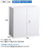 オカムラ レクトライン収納 下置き用 4B32ZF ZA75 両開き書庫 シリンダー錠 フラットヒンジ仕様 スタンダード 幅900×奥行450×高さ950mm-6