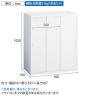 オカムラ レクトライン収納 上置き用 4B43ZL ZA75 3枚引き違い書庫 シリンダー錠 スタンダード 幅900×奥行450×高さ1050mm-3