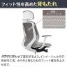 オカムラ シルフィー チェア 固定肘 エクストラローバック 可動ヘッドレスト 背クッション ホワイトボディ ナイロンキャスター C643XW-7