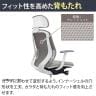 オカムラ シルフィー チェア 固定肘 エクストラローバック 可動ヘッドレスト 背クッション ホワイトボディ ハンガー ウレタンキャスター C644ZW-7