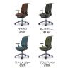 オカムラ シルフィー オフィスチェア 固定肘 背クッション 座面布張り ハイバック ダークグレーボディ ハンガー付 アルミ脚 ナイロンキャスター Sylphy C648BA-2