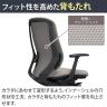 オカムラ シルフィー オフィスチェア 固定肘 ハイバック 樹脂脚 ナイロンキャスター ハンガー付き 背クッション 布張り(プレーン) ブラックボディokamura Sylphy C648XR-9