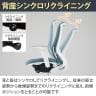 オカムラ シルフィー オフィスチェア エクストラハイバック 可動ヘッドレスト 固定肘 背メッシュ ブラックボディ 樹脂脚 ランバーサポート付き ナイロンキャスター sylphy C64EXS-15
