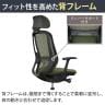 オカムラ シルフィー オフィスチェア エクストラハイバック 可動ヘッドレスト 固定肘 背メッシュ ブラックボディ 樹脂脚 ランバーサポート付き ナイロンキャスター sylphy C64EXS-9