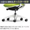 オカムラ シルフィー オフィスチェア エクストラハイバック 可動ヘッドレスト 固定肘 背クッション ホワイトボディ 樹脂脚 ハンガー付き ナイロンキャスター プレーン sylphy C64HXW-12