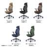 オカムラ シルフィー チェア 可動肘 エクストラローバック 可動ヘッドレスト 背メッシュ ダークグレーボディ ウレタンキャスター C681ZA-1