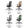 オカムラ シルフィー オフィスチェア 可動肘 背メッシュ 座面布張り ハイバック ダークグレーボディ 樹脂脚 ナイロンキャスター Sylphy C685XA-2