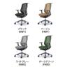 オカムラ シルフィー オフィスチェア 可動肘 背メッシュ 座面布張り ハイバック ダークグレーボディ ハンガー付 アルミ脚 ウレタンキャスター Sylphy C686EA-2