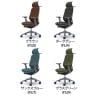 オカムラ シルフィー オフィスチェア エクストラハイバック 固定ヘッドレスト 可動肘 背クッション ダークグレーボディ ハンガー付 アルミ脚 ウレタンキャスター Sylphy C68DEA-2