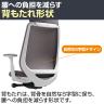 オカムラ ポータム CF24XS オフィスチェア 固定肘 背クッション スタンダード ブラックボディ ハンガー付 ランバー付 ナイロンキャスター インターロック-12