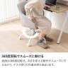 デスクチェア 布張り 椅子 昇降式 肘付き キャスター付き ミーティングチェア パソコンチェア PCチェア おしゃれ チェア グレー ピンク ブルー ブラック-12
