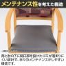 オリバー 福祉介護用チェア S・CW-4661 ビニールレザーCL39 スタッキング 抗菌 耐アルコール 耐次亜塩素酸 日本製 幅580×奥行565×高さ760mm-7