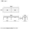 【抗菌加工】FV-4012MCU LW | FV 会議テーブル ミーティングテーブル 開閉配線蓋 天板ライトウォルナット 幅4000×奥行1200×高さ720mm プラス(PLUS)【SIAA】-9