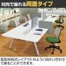 【抗菌加工】GE-N1812WB | Genela ジェネラ 両面ストレート ベースセット フリーアドレスデスク オフィスデスク 幅1800×奥行1225×高さ720mm プラス(PLUS)【SIAA】-4