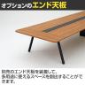 【抗菌加工】【追加/増設用】GE-N2014WJ | Genela 両面ストレート ジョイントセット フリーアドレスデスク オフィスデスク 幅2000×奥行1425×高さ720mm プラス(PLUS)【SIAA】-14