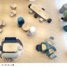 WorkHarbor(ワークハーバー) プラス(PLUS) WorkHarborソロデスク 1人用テーブル ワークテーブル D形 抗菌 耐指 HB-0906D 幅940×奥行658×高さ720mm-3
