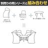 WorkHarbor(ワークハーバー) プラス(PLUS) WorkHarborテーブル サークル形 会議用テーブル 配線口なし 抗菌 耐指 HB-1212C 幅1200×奥行1200×高さ720mm-9