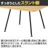 WorkHarbor(ワークハーバー) プラス(PLUS) WorkHarborテーブル スクエア形 会議用テーブル 配線口付き 抗菌 耐指 HB-1212SH 幅1200×奥行1200×高さ720mm-8