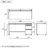 UR-146D-3 W4 | US-1S 片袖机 スチールデスク オフィスデスク D-3段袖 標準収納タイプ 幅1400×奥行600×高さ720mm プラス(PLUS)-14
