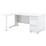 UR-1612WAL-3-7L | US-W L字デスク スチールデスク 片袖机 オフィスデスク 本体ホワイト 引き出し 多量収納タイプ 鍵付き 左用 幅1600×奥行1200×高さ720mm プラス(PLUS)-19