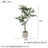 ポピー 観葉植物 人工樹木 ベンジャミンポット グリーンポット 幅1800×全長1200mm フェイクグリーン 葉 造花 インテリア オフィス おしゃれ-1