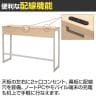 リスム Lism ハイデスクハイテーブル 幅1500×奥行450×高さ1050mm 2ヶ口コンセント付き-4