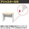 プラン 木製デスク 平机 幅800×奥行600×高さ720mm 引き出し付き-13