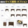 プラン 木製デスク 平机 幅1200×奥行700×高さ720mm-3