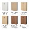 プラン 木製シェルフ キャビネット 木製収納 木製書庫 扉付きタイプ 幅800×奥行432×高さ1141mm-1