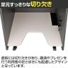 シェル SHELL 演説台 講演台 演台 教壇 教卓 配線受け 2口コンセント キャスター付き 幅600×奥行570×高さ1097mm-7