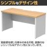 ソリード SOLIDO フリーアドレス用ハーフデスク クランプ式モニターアーム設置可能 配線受け付き 幅1400×奥行600×高さ720mm-5