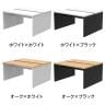 ソリード SOLIDO フリーアドレス用デスク2 クランプ式モニターアーム設置可能 配線受け付き 幅1400×奥行1200×高さ720mm-1