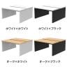ソリード SOLIDO フリーアドレス用デスク2 クランプ式モニターアーム設置可能 配線受け付き 幅1400×奥行1400×高さ720mm-1