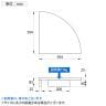 [オプション]テンポ TEMPO ハイカウンター 受付カウンター コーナー 連結用 幅394×奥行394×高さ85mm-3