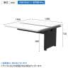 【追加/増設用】ソリード SOLIDO フリーアドレス用デスク2 増連 幅1400×奥行1400×高さ720mm-10