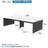 ソリード SOLIDO フリーアドレス用デスク2 幅2800×奥行1200×高さ720mm-10
