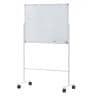 ミニサイズホワイトボード 脚付き キャスター付き 片面 マグネット式ペントレー付き マグネット対応 幅792×奥行405×高さ1301mm-19