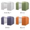 REMUTE リミュート オフィスパーテーション 3×3(スリーバイスリー) 6人用 ミーティング用吸音パーテーション 簡単設置 集中 プライバシー確保-1