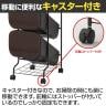 リス スムース スタンドダストボックス 分別ペール 衛生的 隙間設置 スリム:幅340mm 5ボックス スムースオープン機構-9