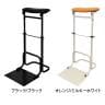 【2脚セット】テンポラリーチェアEXワイド 立作業サポートチェア スツール 高さ調節 座面高さ調節自在 50mmピッチ 負担軽減 幅370×奥行500×高さ650～930mm-1