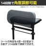 【2脚セット】テンポラリーチェアEXワイド 立作業サポートチェア スツール 高さ調節 座面高さ調節自在 50mmピッチ 負担軽減 幅370×奥行500×高さ650～930mm-4