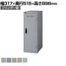 【抗菌加工】1人用 ミニロッカー スチールロッカー 連結可能 鍵付き シリンダー錠 タオル掛け付き 名札差し付き ミュートカラー 幅317×奥行515×高さ896mm 【国産】【完成品】【SIAA】