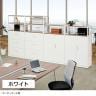クウォール 引戸書庫(内筒交換錠) ホワイト ブラック 幅900×奥行450×高さ1050mm/RW45-10S RK45-10S 【国産】 【完成品】-3