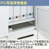 クウォール 6人用 2列3段 メールボックス ダイヤル錠 鍵付き ホワイト 幅900×奥行450×高さ1200mm メールロッカー パーソナルロッカー 個人ロッカー RW45-612P-D2 【国産】 【完成品】-7