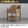 SIEVE (シーヴ) スロープ ナイトテーブル サイドテーブル 天然木 ナチュラル 天板/フレーム:オーク無垢材-16